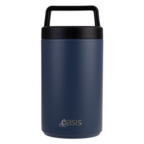 Oasis Stainless Steel Insulated Dual Compartment Food Flask with Handle 700ML
