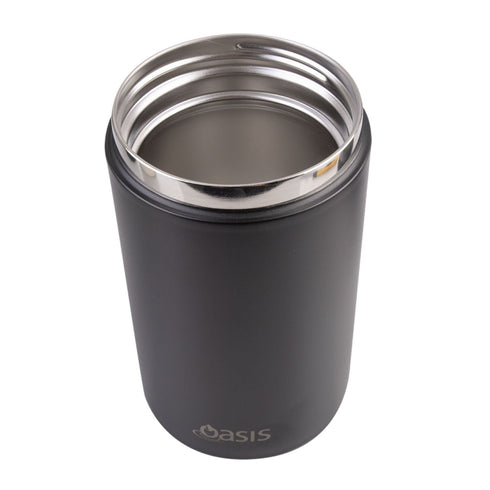 Oasis Stainless Steel Insulated Dual Compartment Food Flask with Handle 700ML