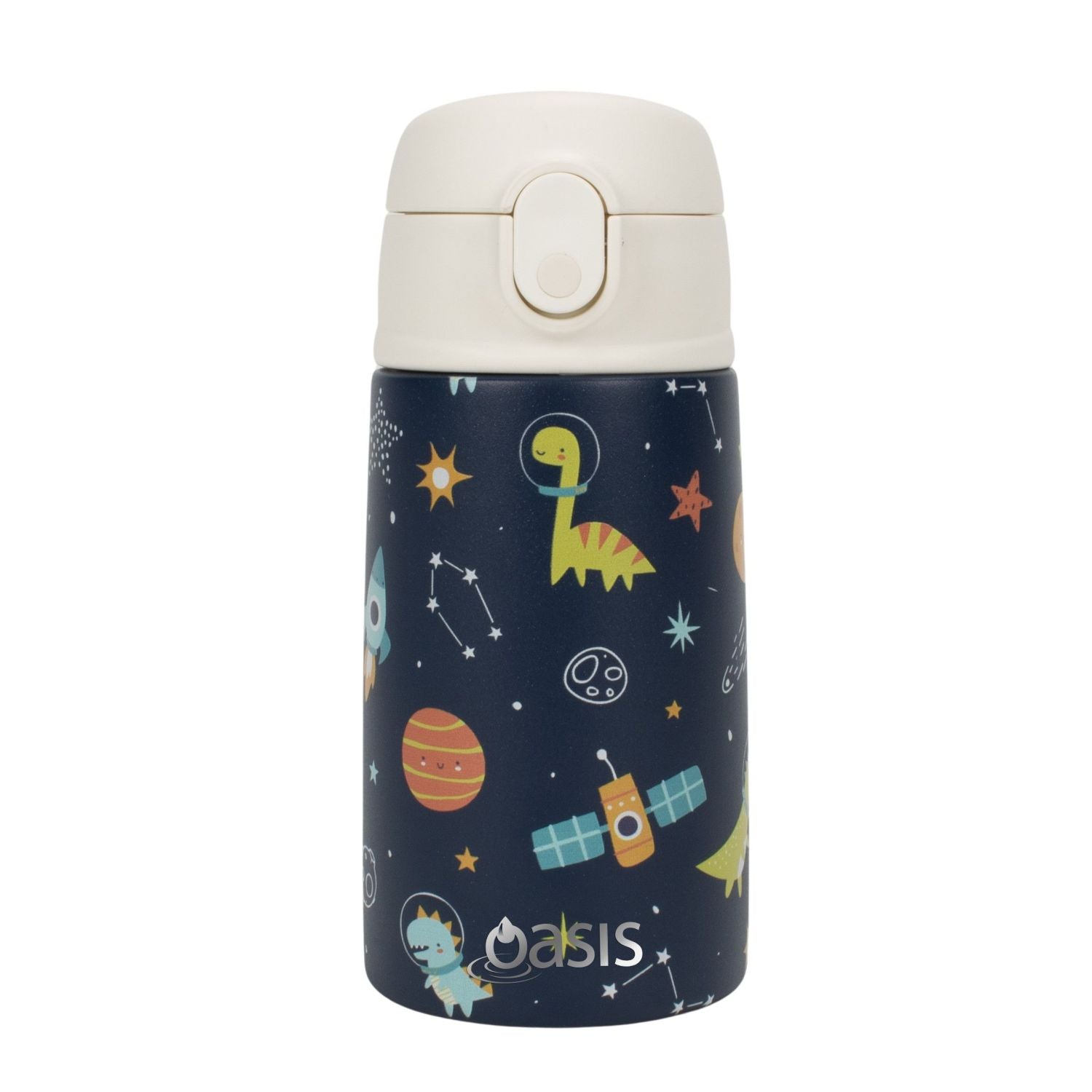 Oasis Kids Water Bottle with Sipper Silicone Straw 400ML