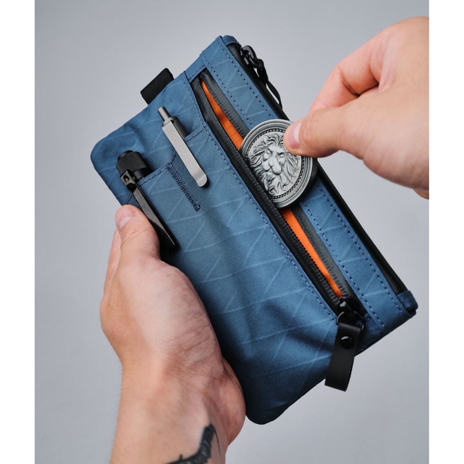 ALPAKA Zip Clutch + Hand Carry Strap