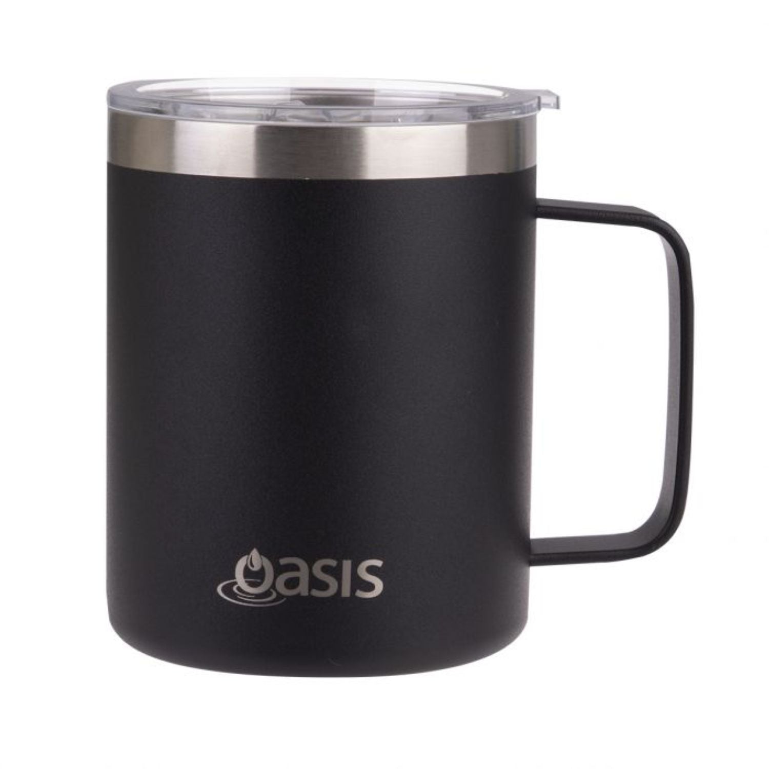 Oasis Stainless Steel Insulated Mug with Lid 400ML