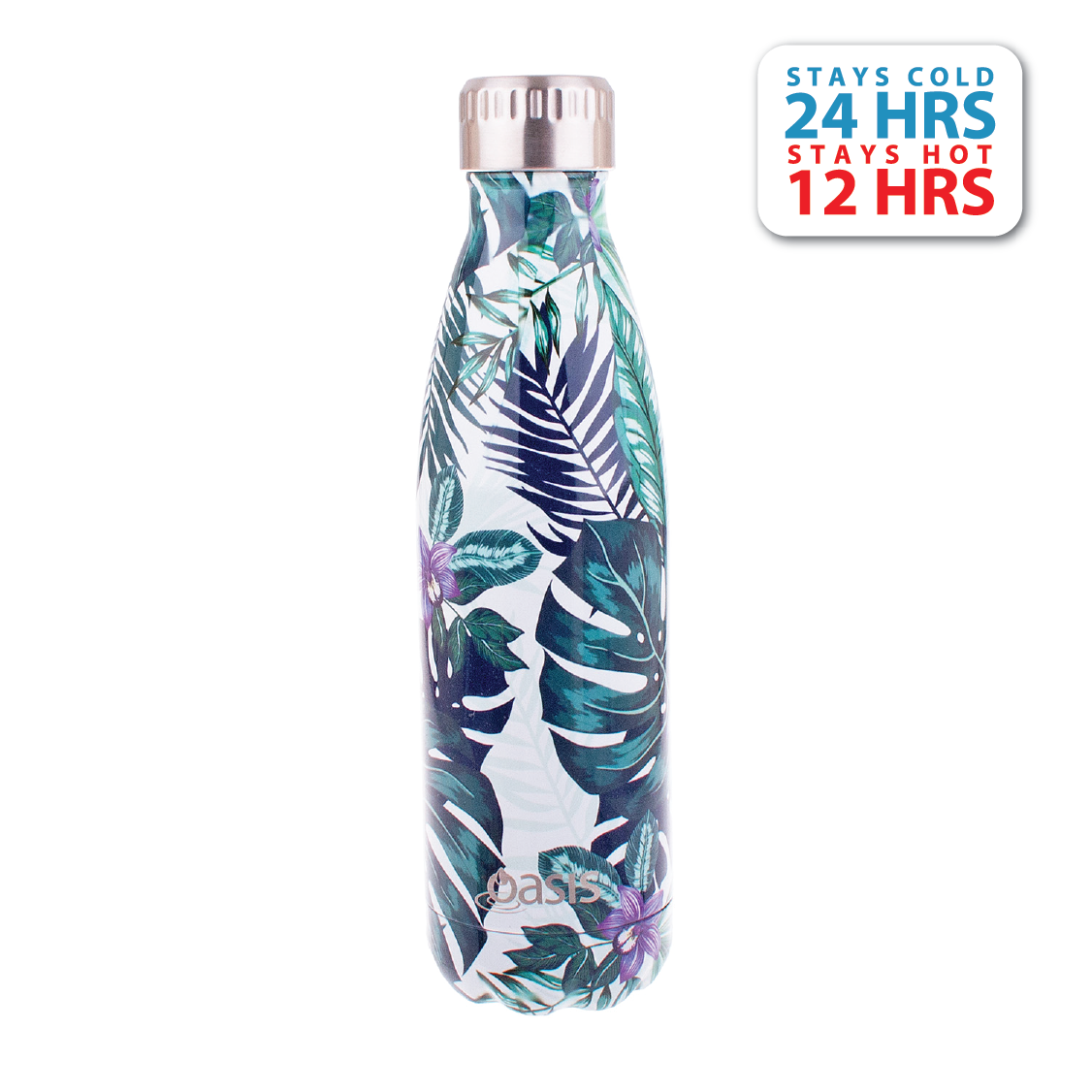 Oasis Stainless Steel Insulated Water Bottle 500ML (Printed)