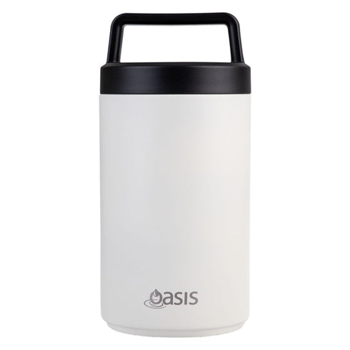 Oasis Stainless Steel Insulated Dual Compartment Food Flask with Handle 700ML