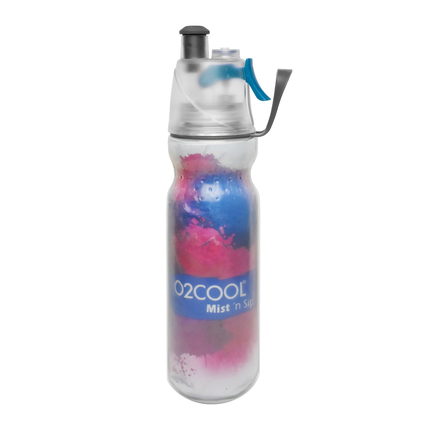 O2COOL Arctic Squeeze Mist 'N Sip Insulated Water Bottle 20oz