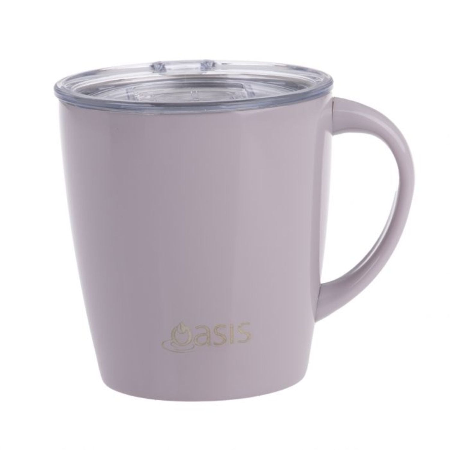 Oasis Stainless Steel Insulated Metro Mug with Handle And Lid 350ML
