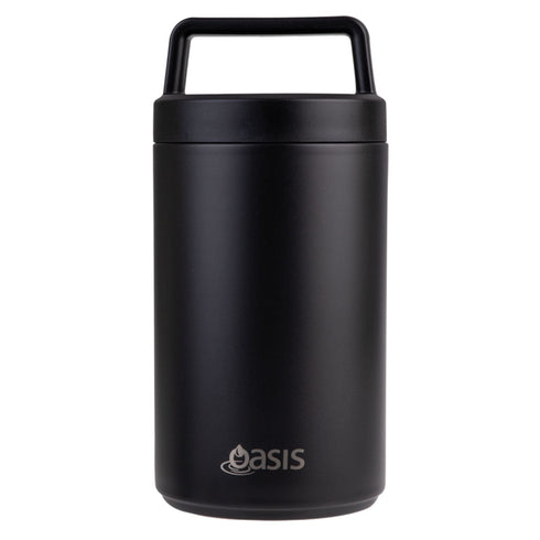 Oasis Stainless Steel Insulated Dual Compartment Food Flask with Handle 700ML