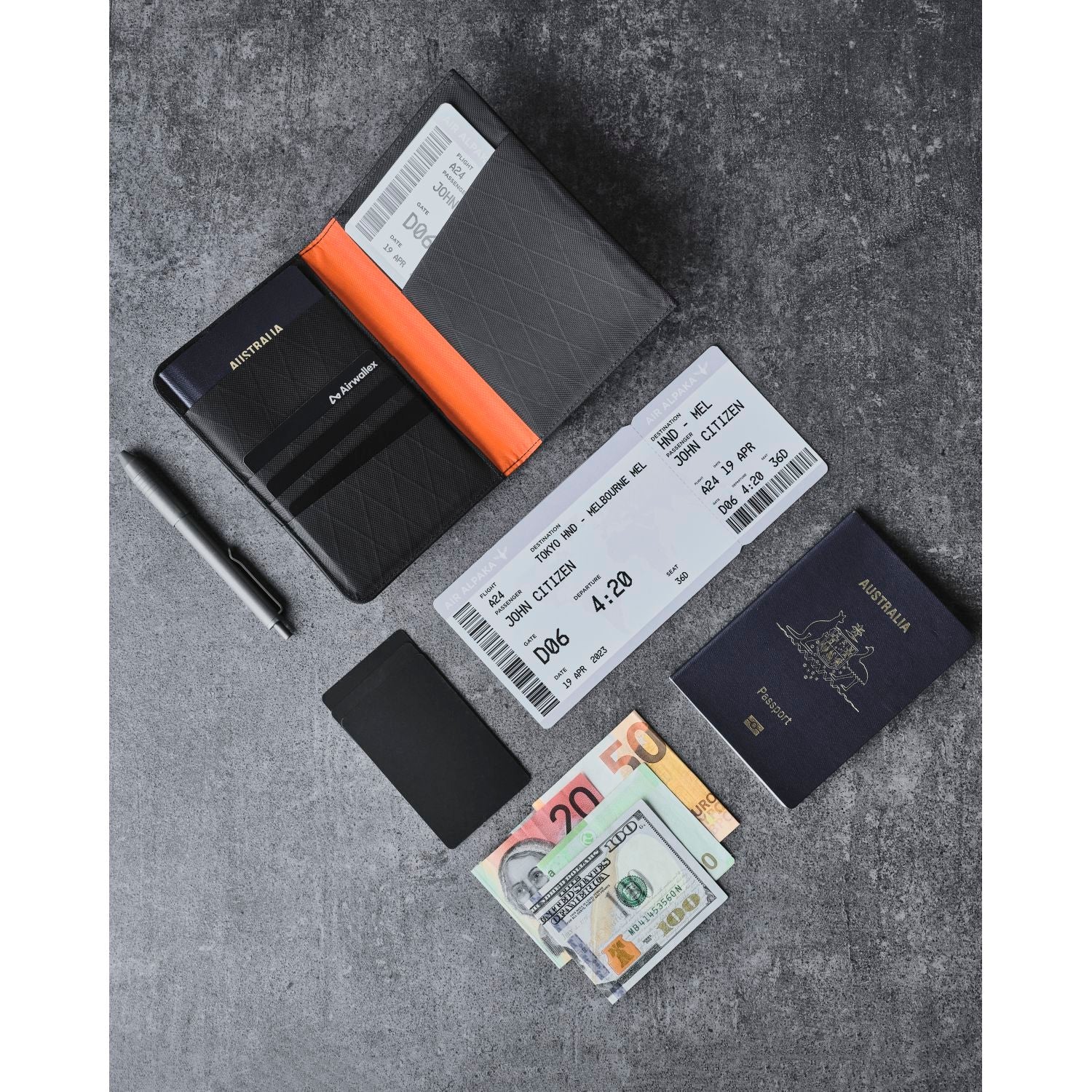 ALPAKA ARK Bifold Passport Wallet