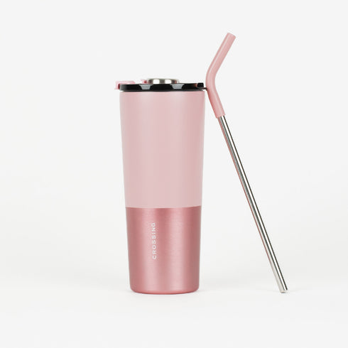 Crossing Volt Insulated Stainless Steel Straw Tumbler 710ML