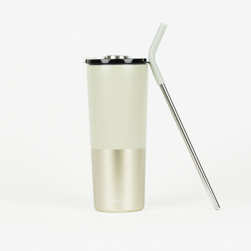 Crossing Volt Insulated Stainless Steel Straw Tumbler 710ML