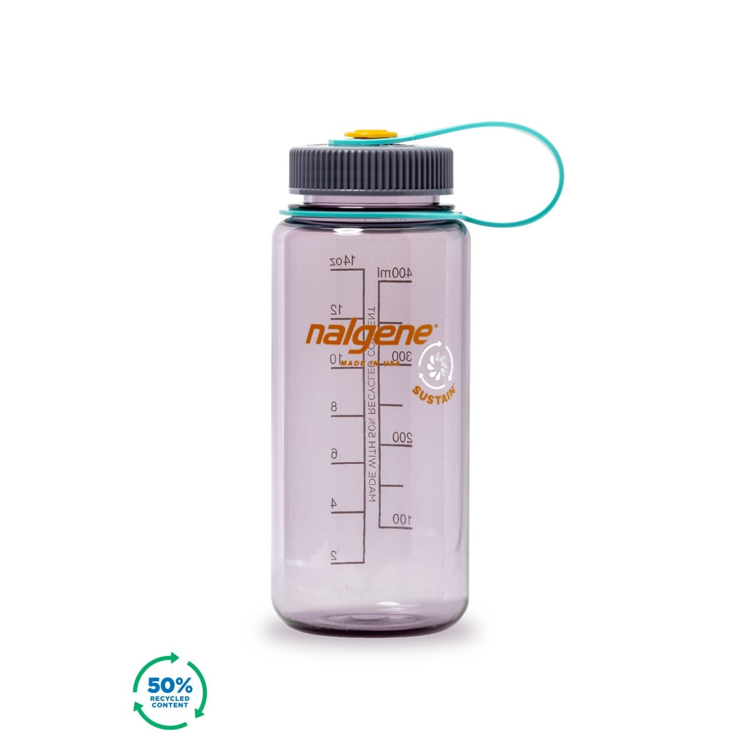 Nalgene 16oz Wide Mouth Sustain Water Bottle (Plain)