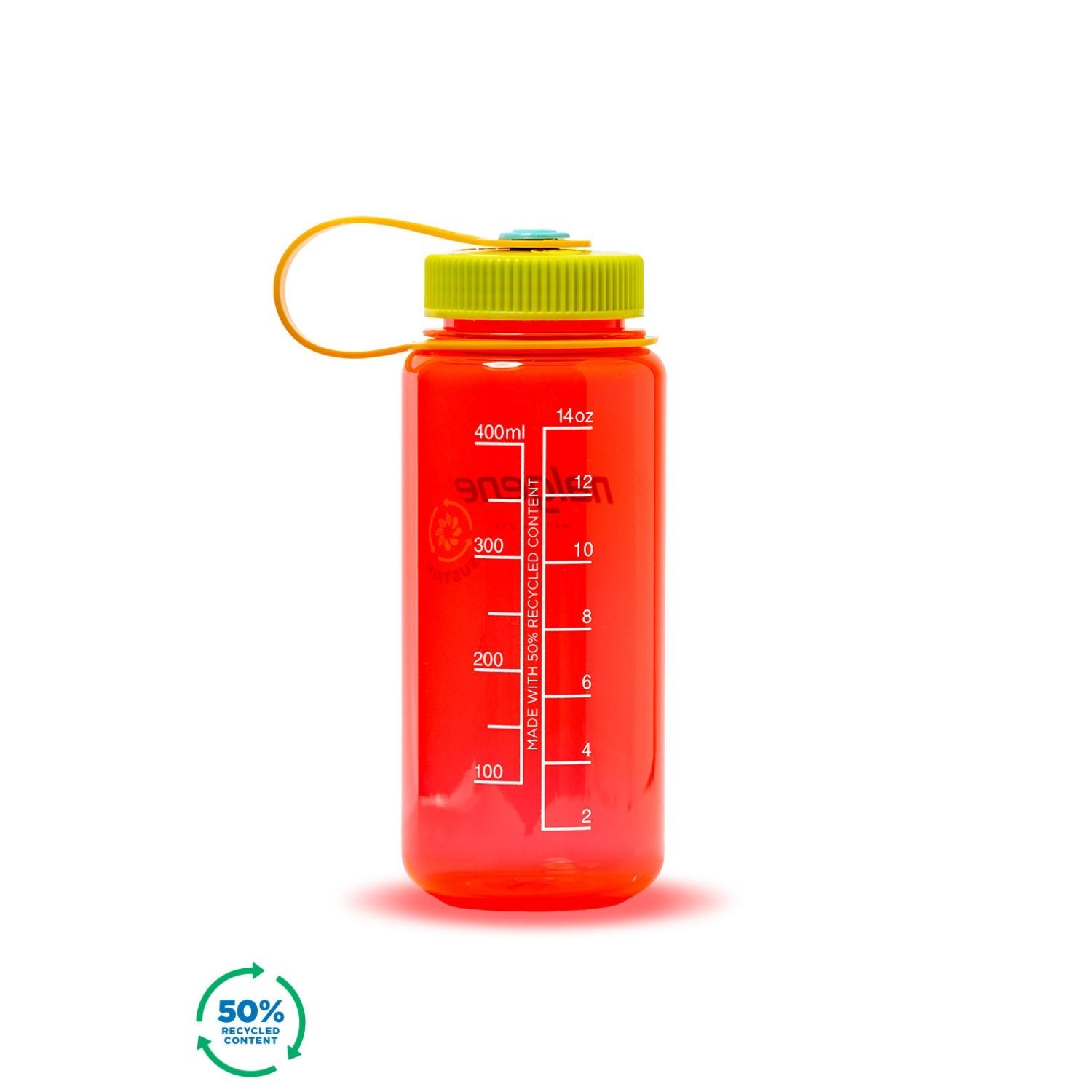 Nalgene 16oz Wide Mouth Sustain Water Bottle (Plain)