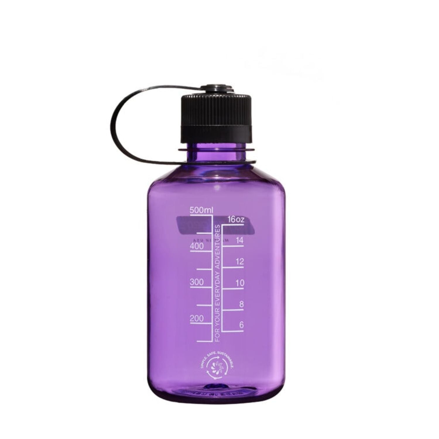 Nalgene 16oz Narrow Mouth Water Bottle (Plain) (SA)