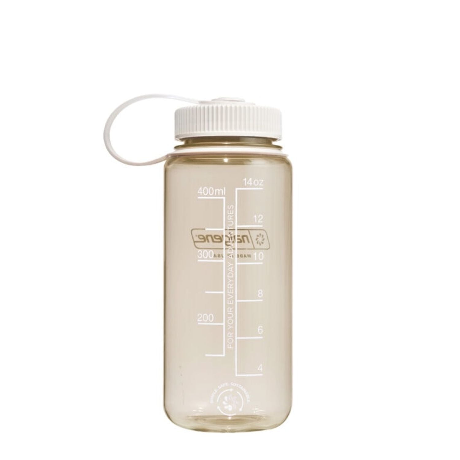Nalgene 16oz Wide Mouth Sustain Water Bottle (Monochrome)