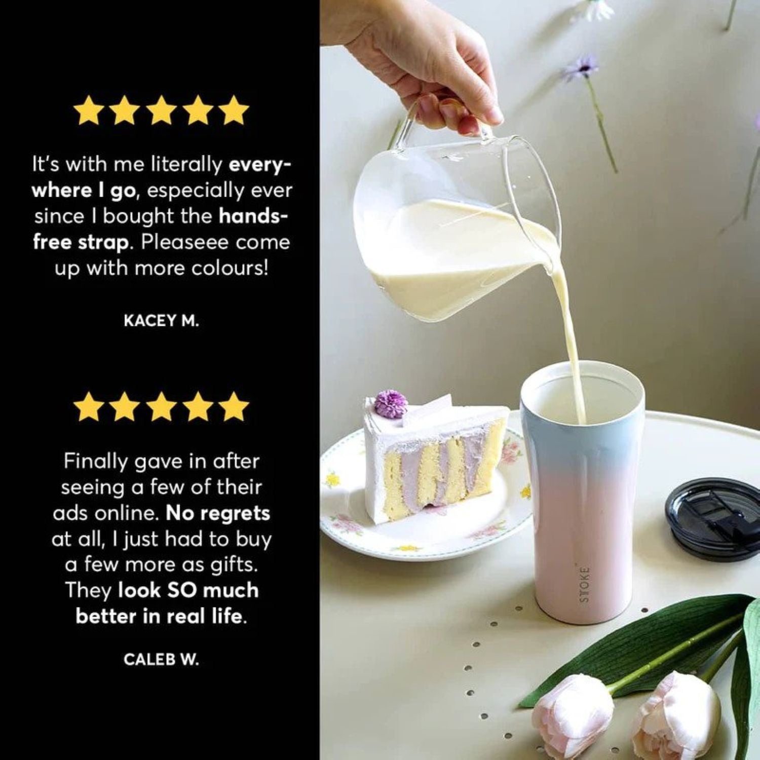 STTOKE Limited Edition Leakproof Ceramic Insulated Cup 16oz (SA)