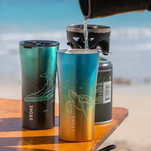 STTOKE Limited Edition Leakproof Ombre Ocean Insulated Cup 12oz