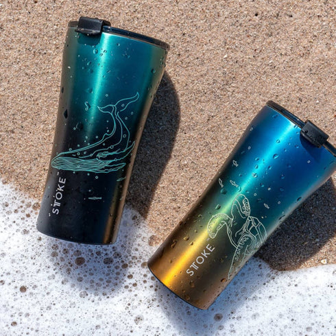 STTOKE Limited Edition Leakproof Ombre Ocean Insulated Cup 16oz