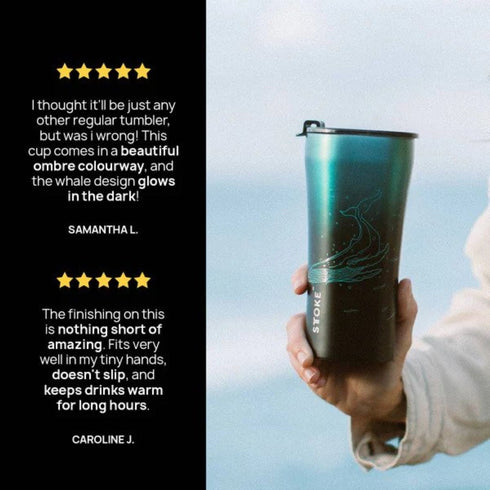 STTOKE Limited Edition Leakproof Ombre Ocean Insulated Cup 16oz