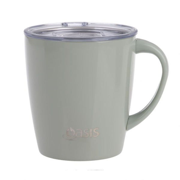 Oasis Stainless Steel Insulated Metro Mug with Handle And Lid 350ML | Cups and Tumblers, Gifts & Lifestyle, Regular Price, Travel Accessories, Water Bottles | Oasis Bottles