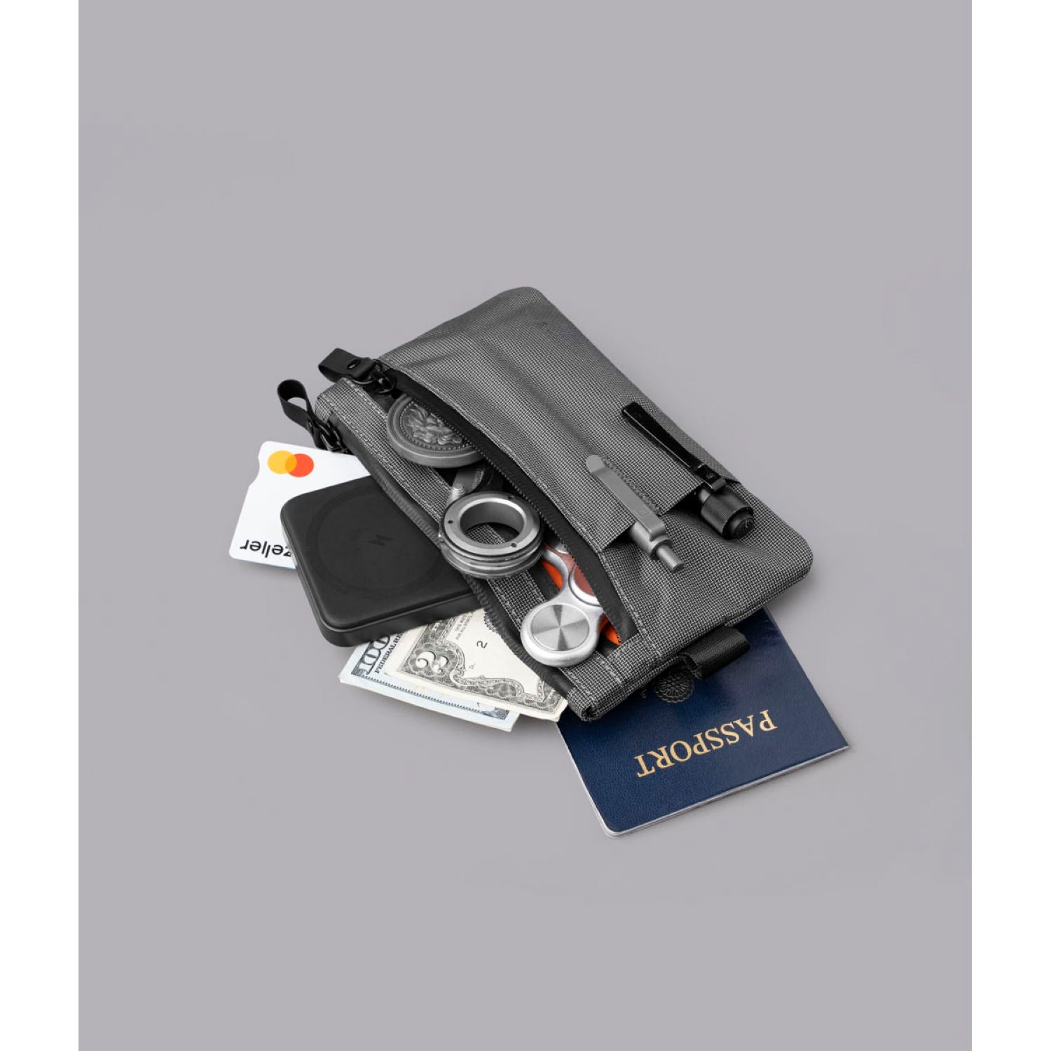 ALPAKA Zip Clutch + Hand Carry Strap
