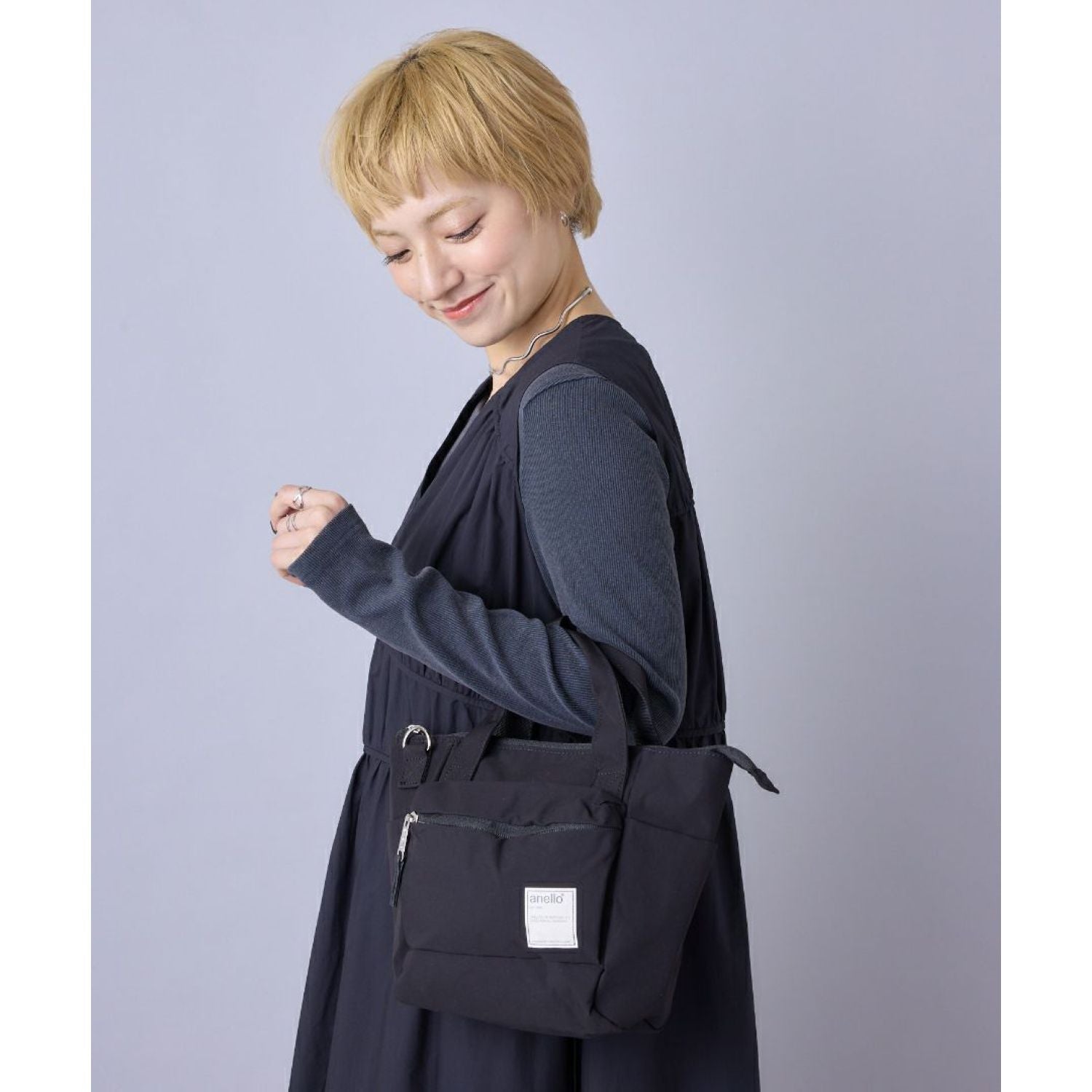 Anello Circle 2Way Mini Tote Bag (SA)