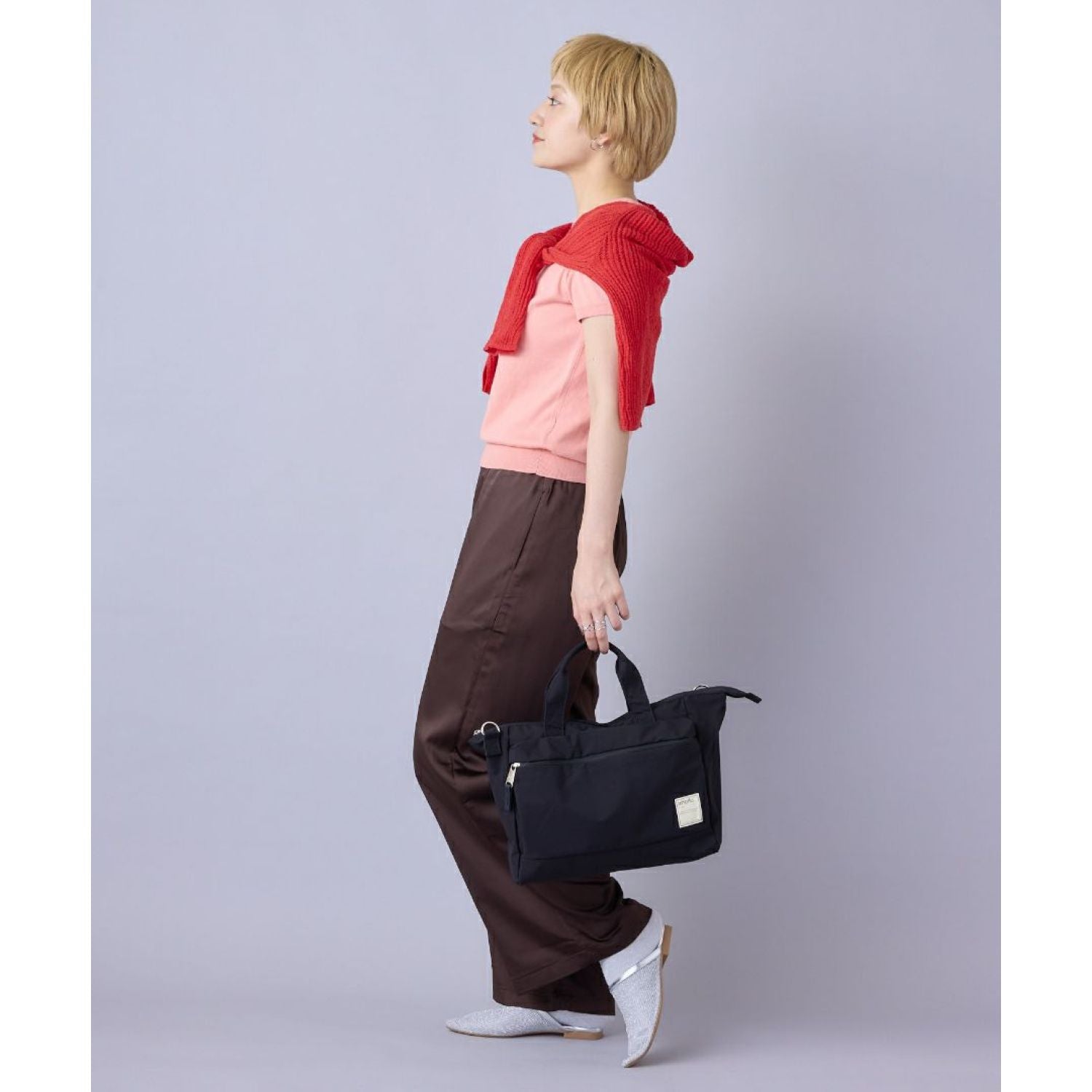 Anello Circle 2Way Tote Bag