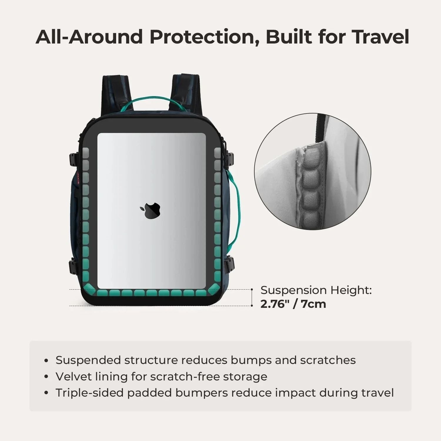 Bagsmart Blast Pro Quick Access Carry On Travel Backpack 40L