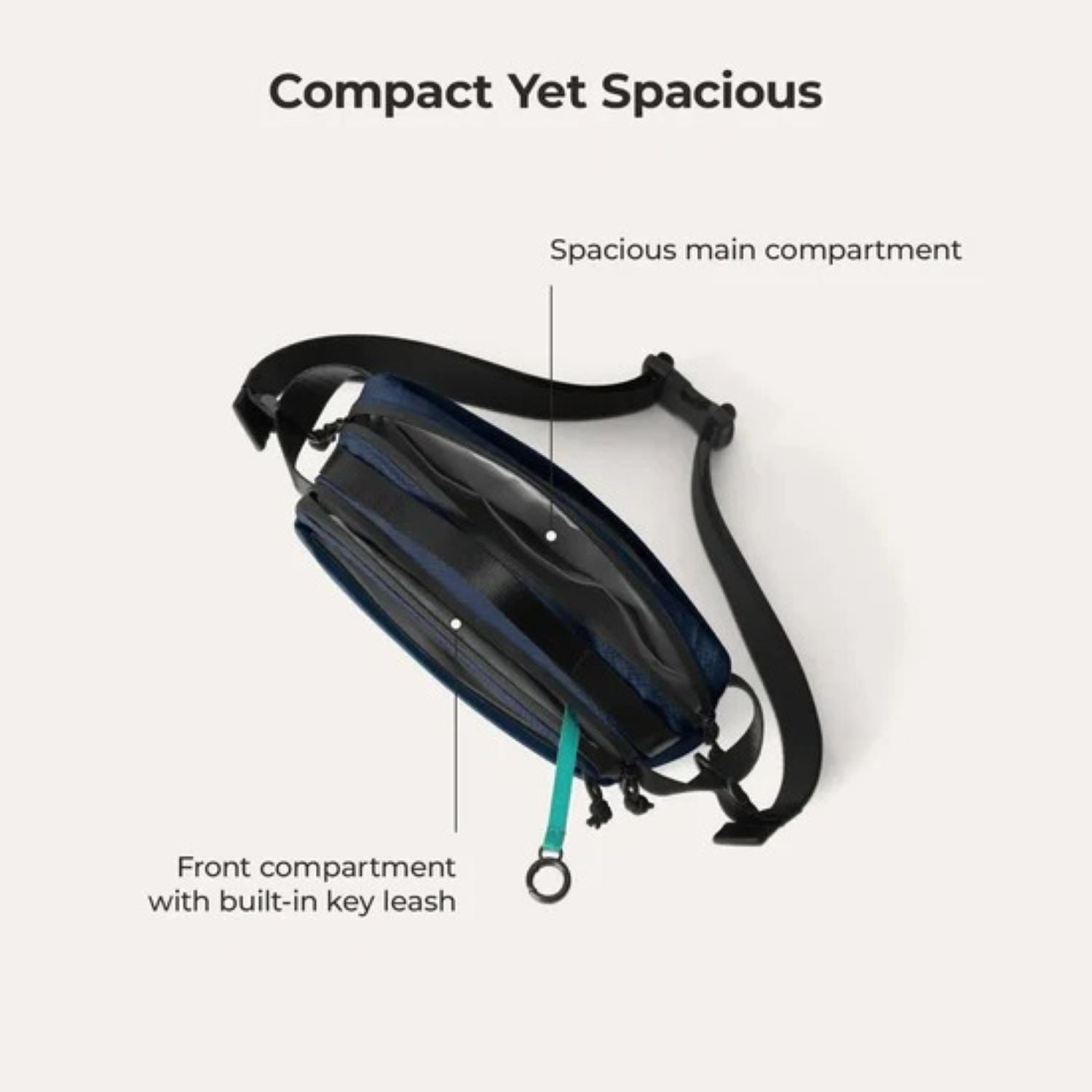 Bagsmart Blast Travel Sling Bag 3.3L