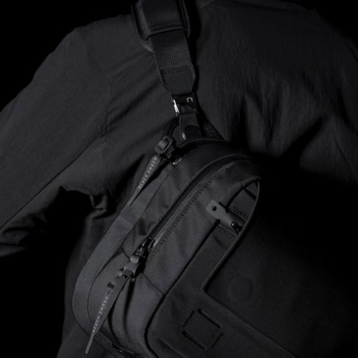 Black Ember Grip Sling Bag Ember Tex Pfas Free 12L