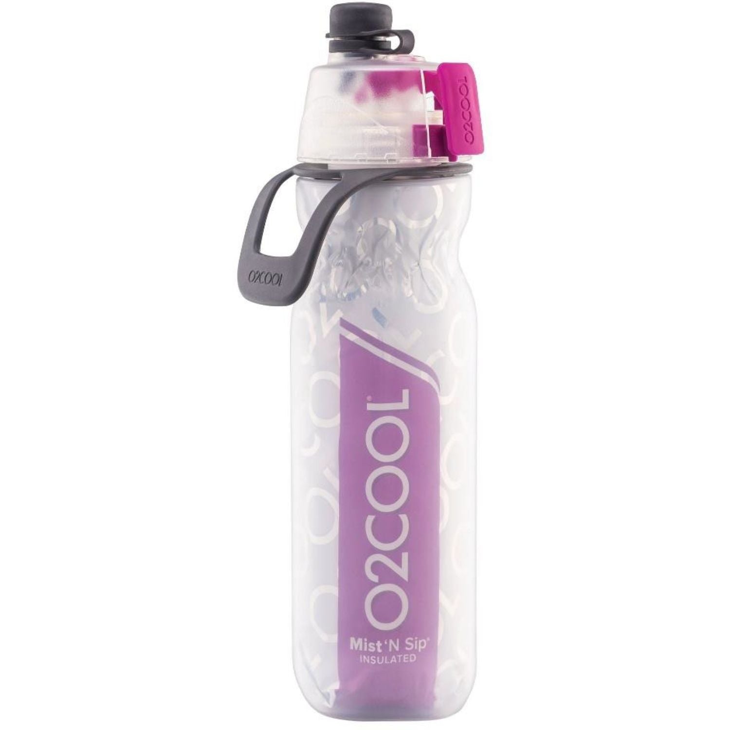 O2COOL Arctic Squeeze Mist 'N Sip Insulated Water Bottle 20oz