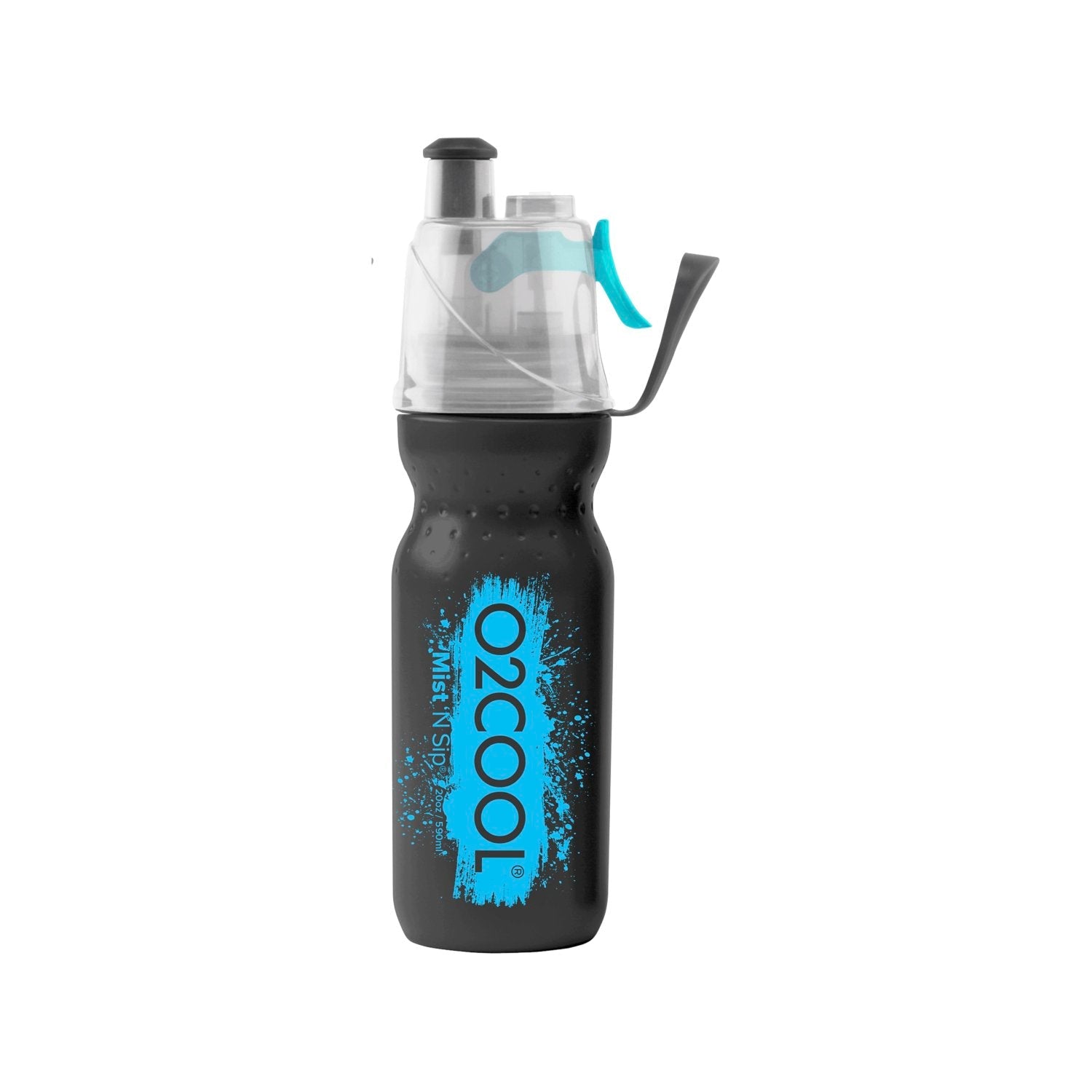 O2COOL Arctic Squeeze Mist 'N Sip 20oz Classic Brush Sp1 Water Bottle