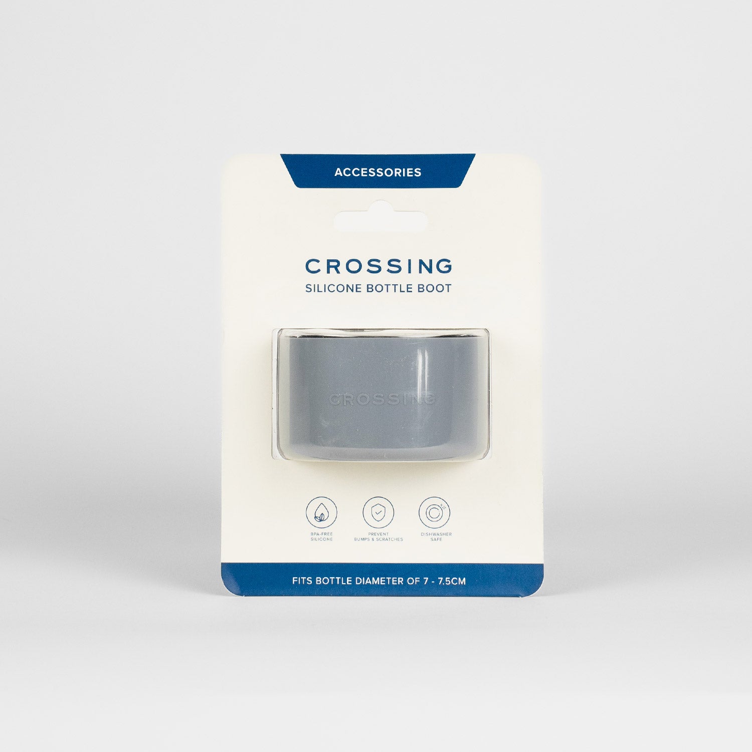 Crossing Silicone Water Bottle Boot - Fits Diameter 7-7.5cm (550ml) Blistered Pack