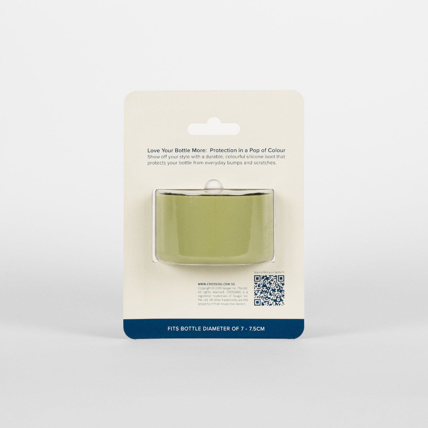 Crossing Silicone Water Bottle Boot - Fits Diameter 8-8.5cm (780ml) Blistered Pack