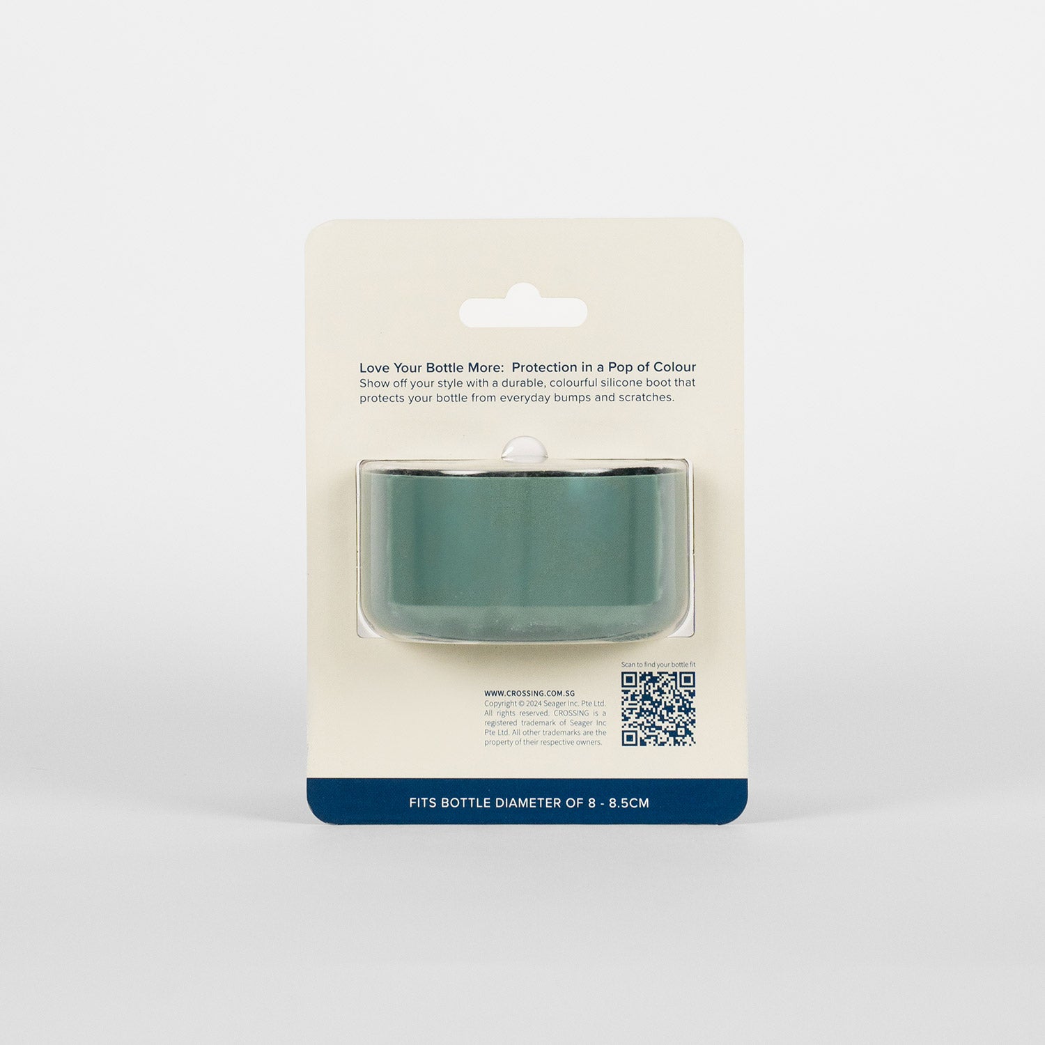 Crossing Silicone Water Bottle Boot - Fits Diameter 8-8.5cm (780ml) Blistered Pack