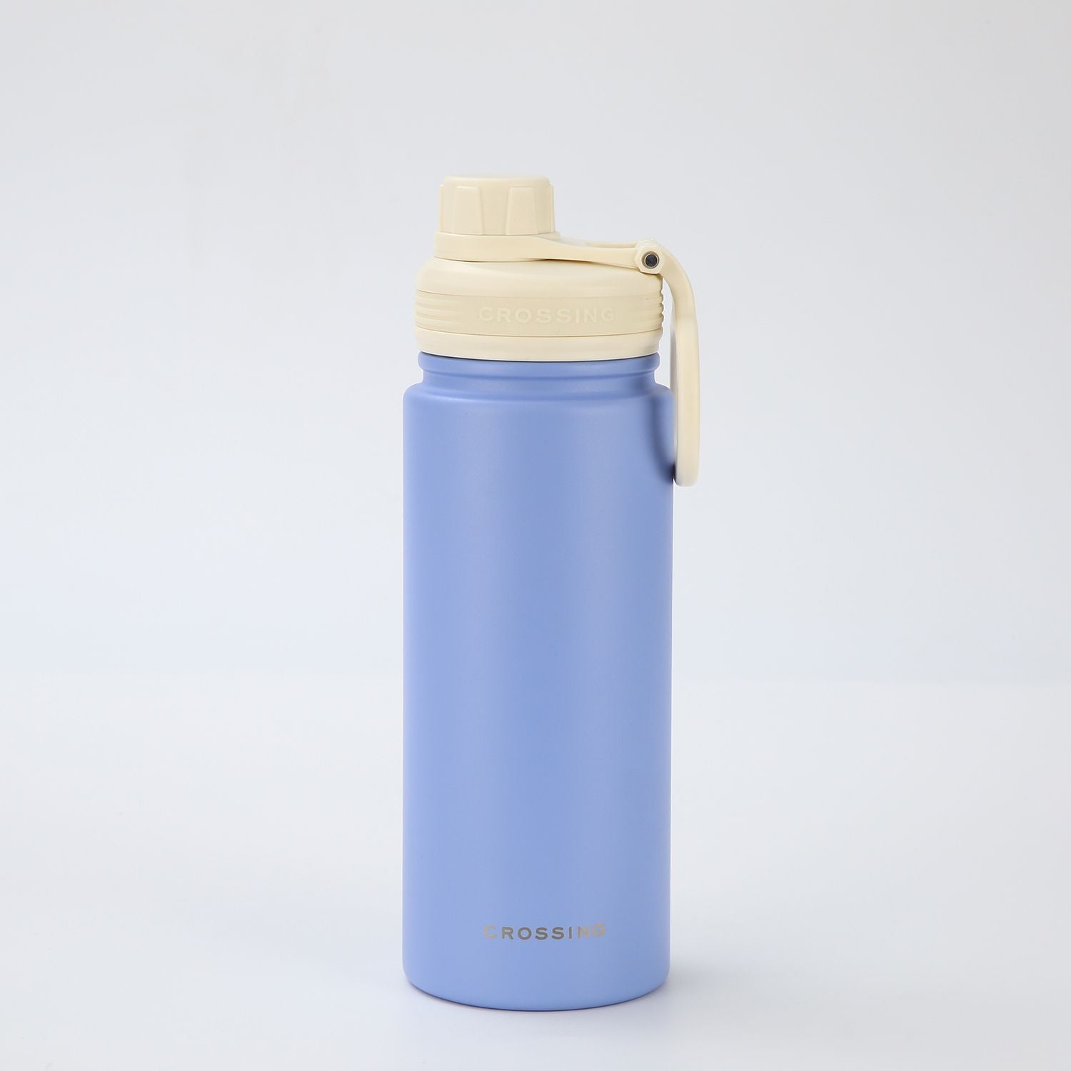 Crossing Urban Ceramic S/S Insulated Screw Cap Sports Bottle With Handle 600ml