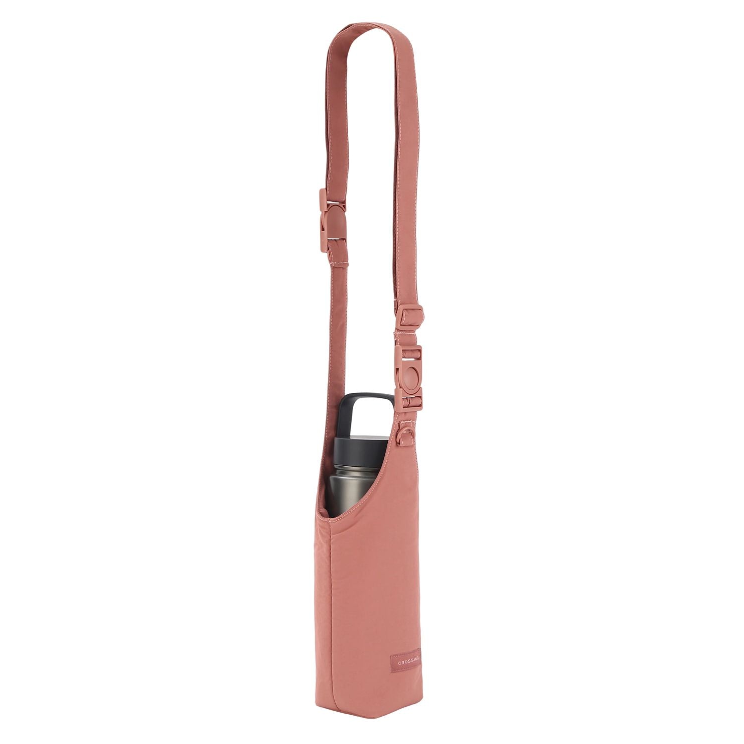 Crossing Waterproof Checked Nylon Dual Carry Water Bottle Bag