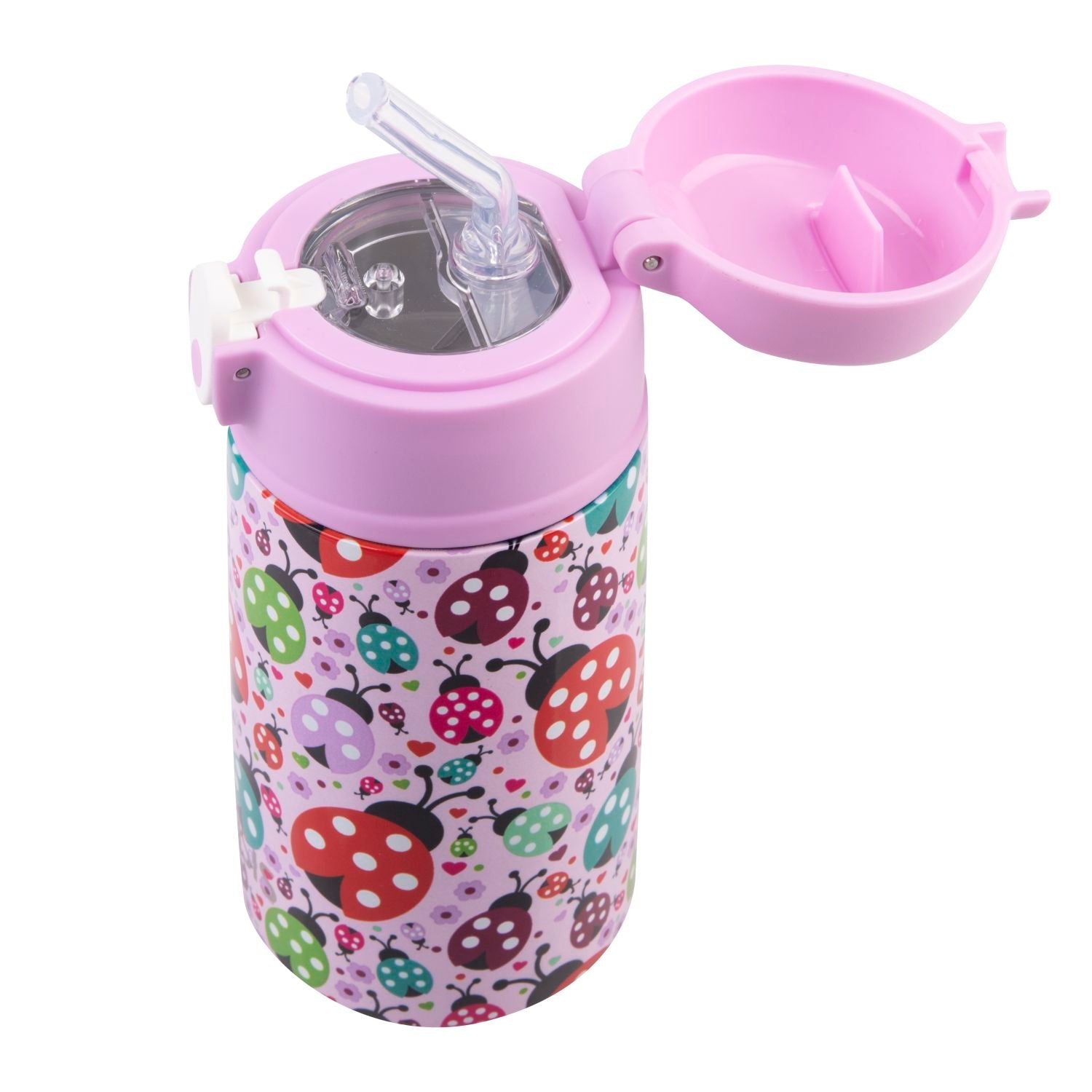 Oasis Kids Water Bottle with Sipper Silicone Straw 400ML