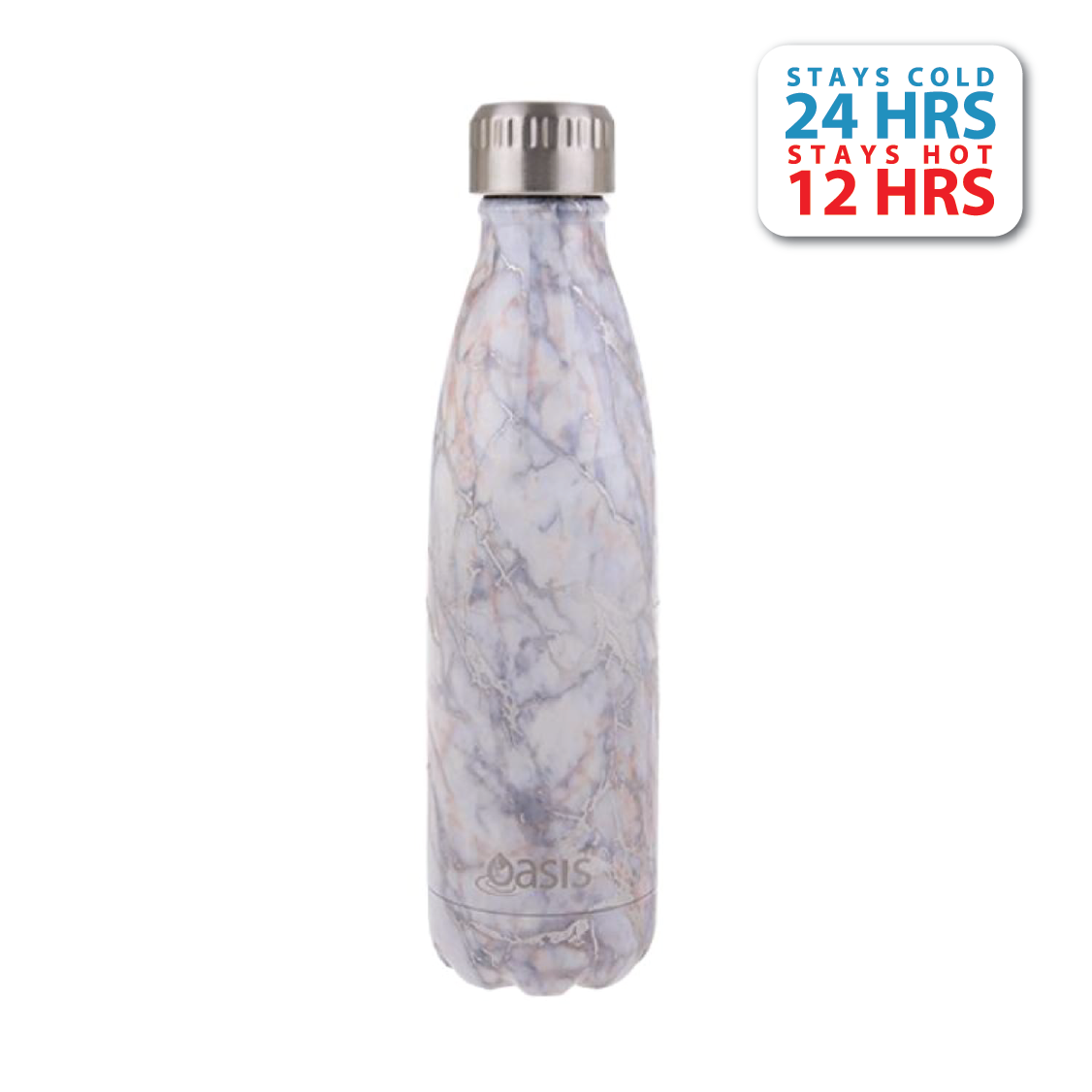 Oasis Stainless Steel Insulated Water Bottle 500ML (Printed)