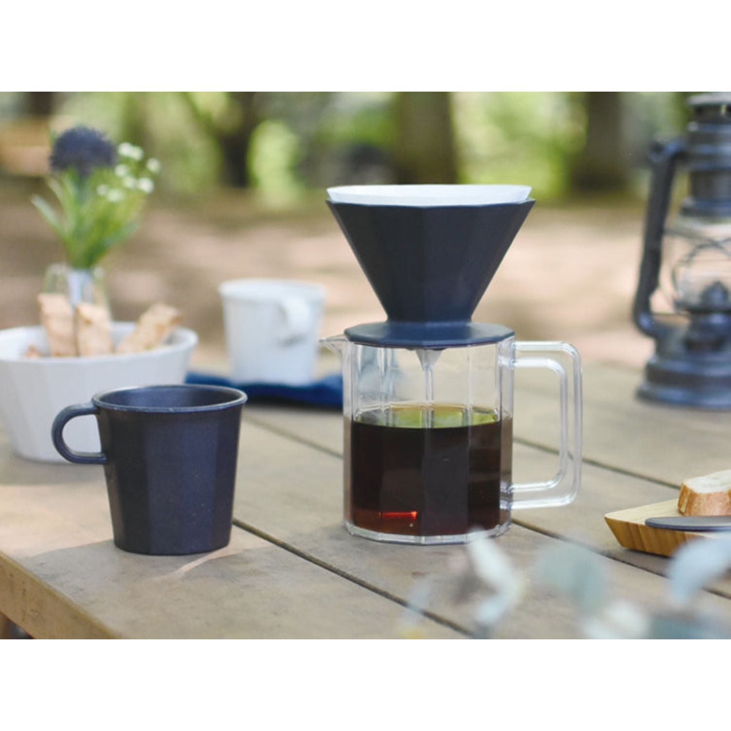 Kinto Alfresco Brewer Jug Set 4 Cups