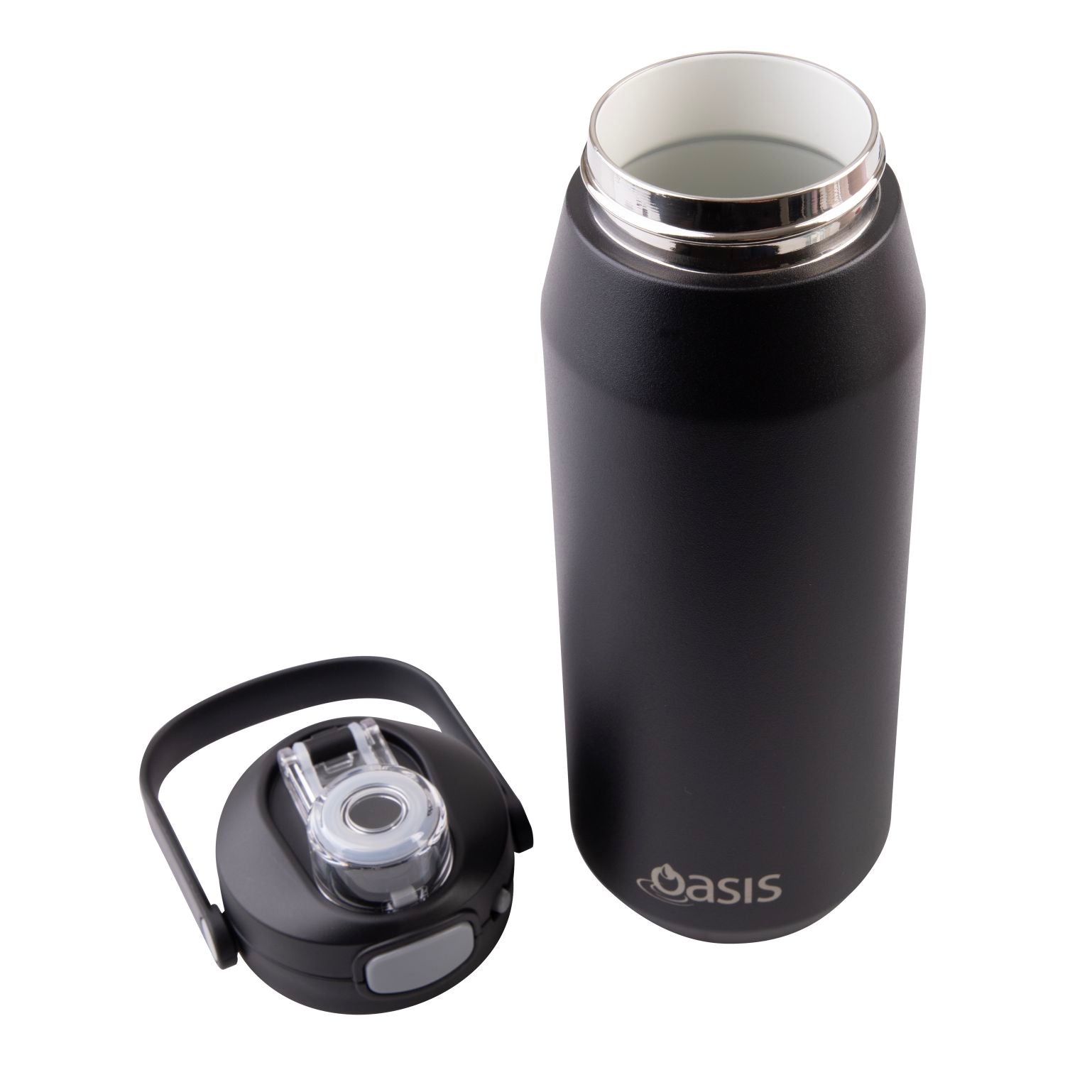 Oasis Ceramic S/S Triple Wall Capri Quick Release Drink Bottle Cap Only - Alabaster