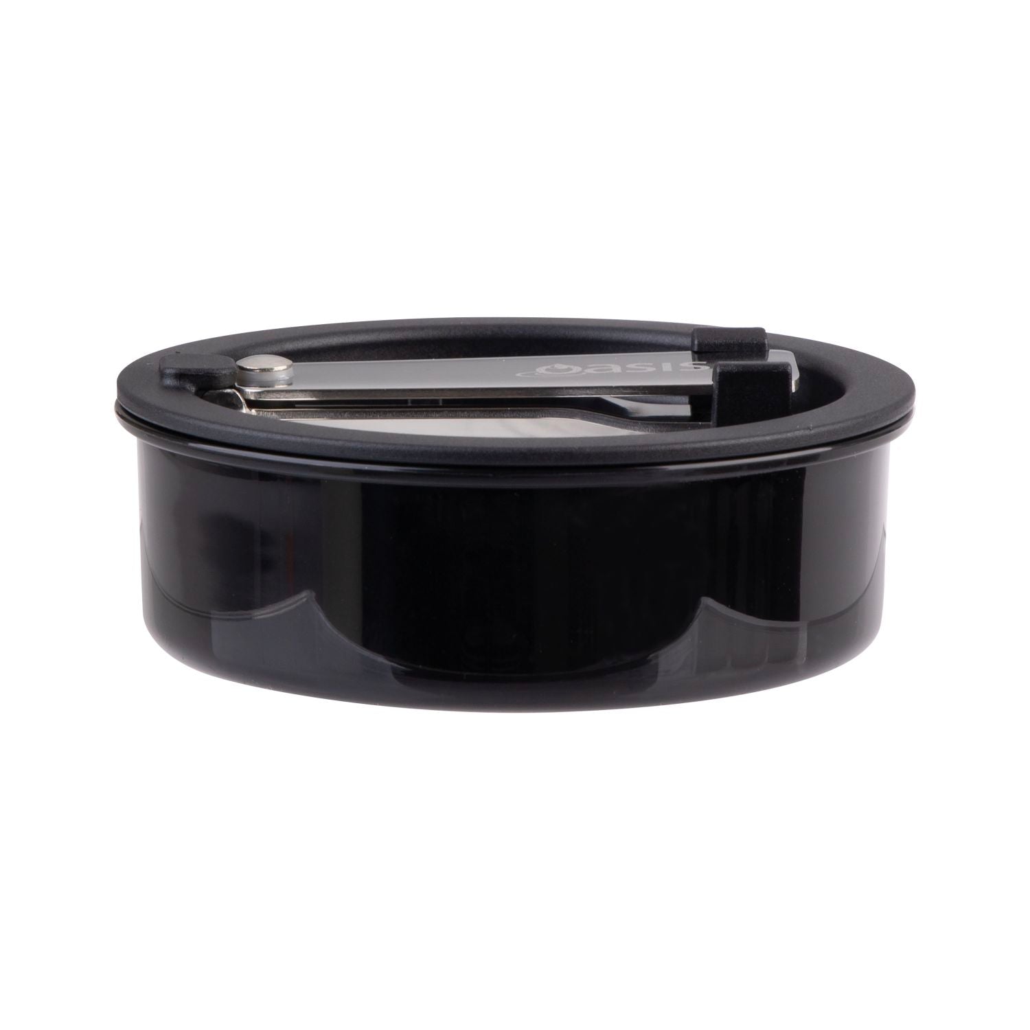 Oasis S/S Insulated Dual Compartment Food Jar W Handle And Spoon 480ML