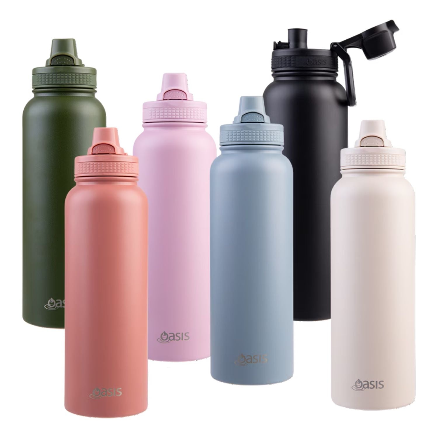 Oasis S/S Insulated Thermal Sports Bottle Quick Release 1.1L