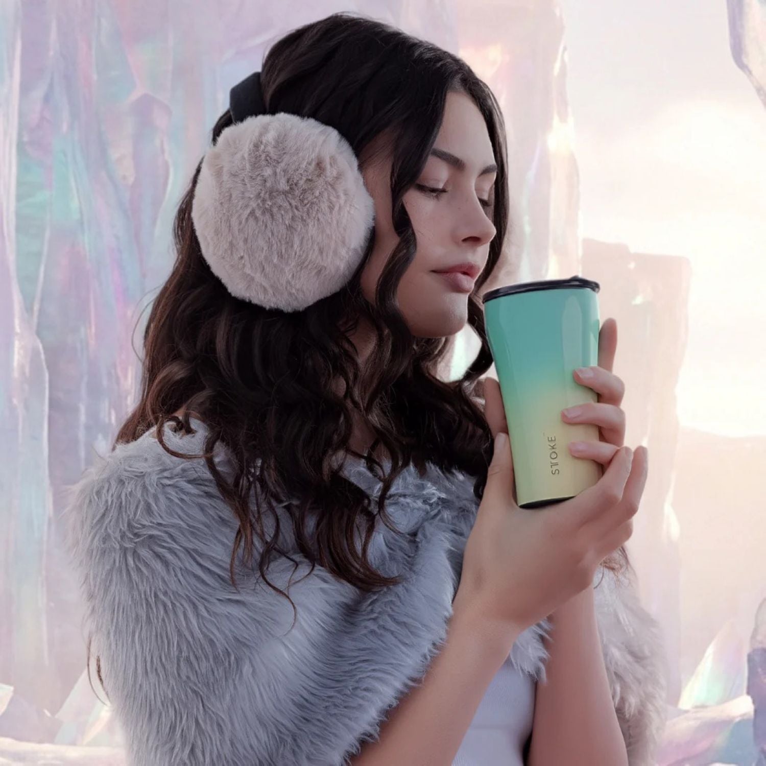 Sttoke Flow Leakproof Ceramic Insulated Cup 12oz