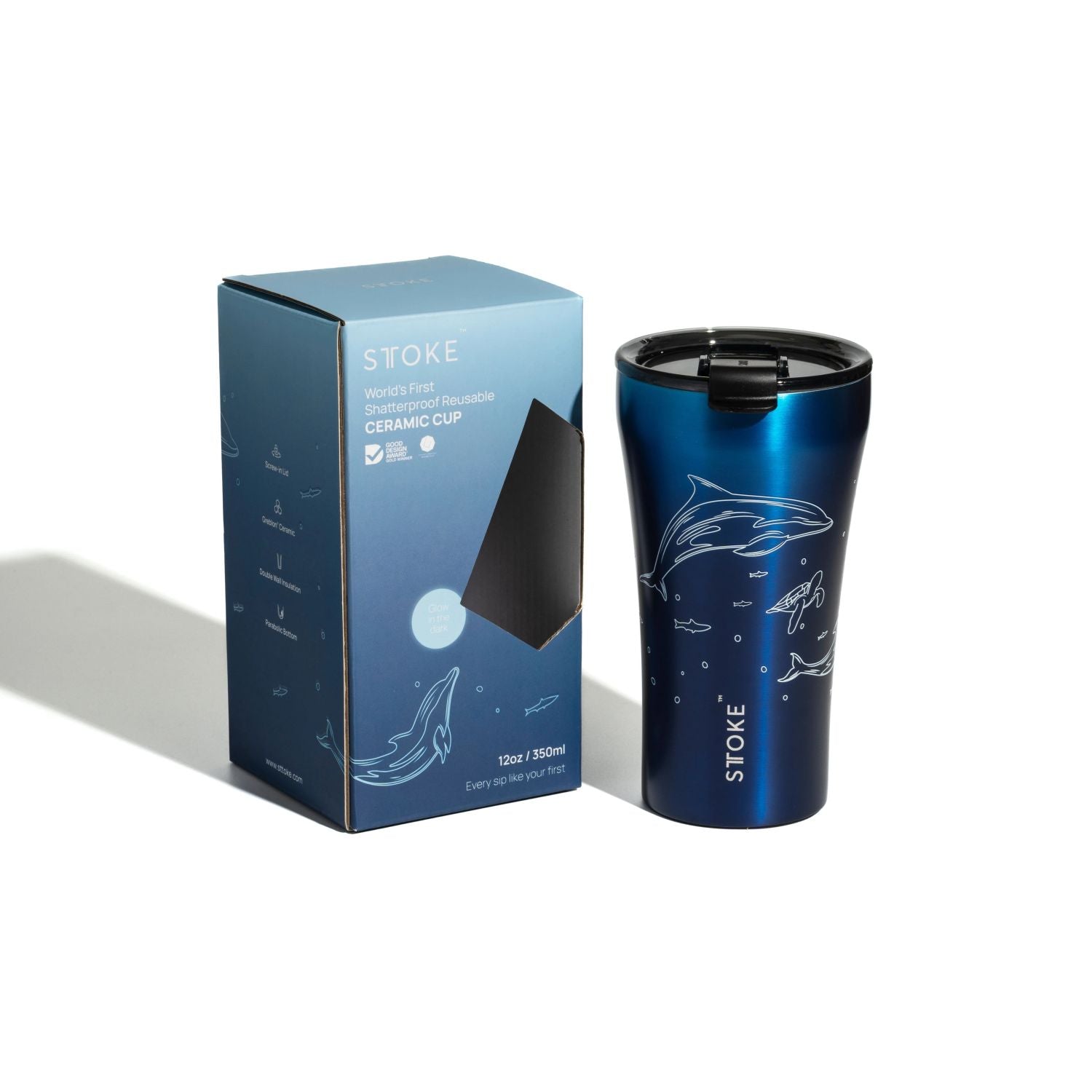 STTOKE Limited Edition Leakproof Ocean Series Insulated Cup 12oz