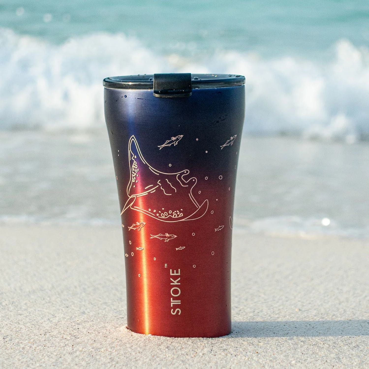 STTOKE Limited Edition Leakproof Ocean Series Insulated Cup 12oz
