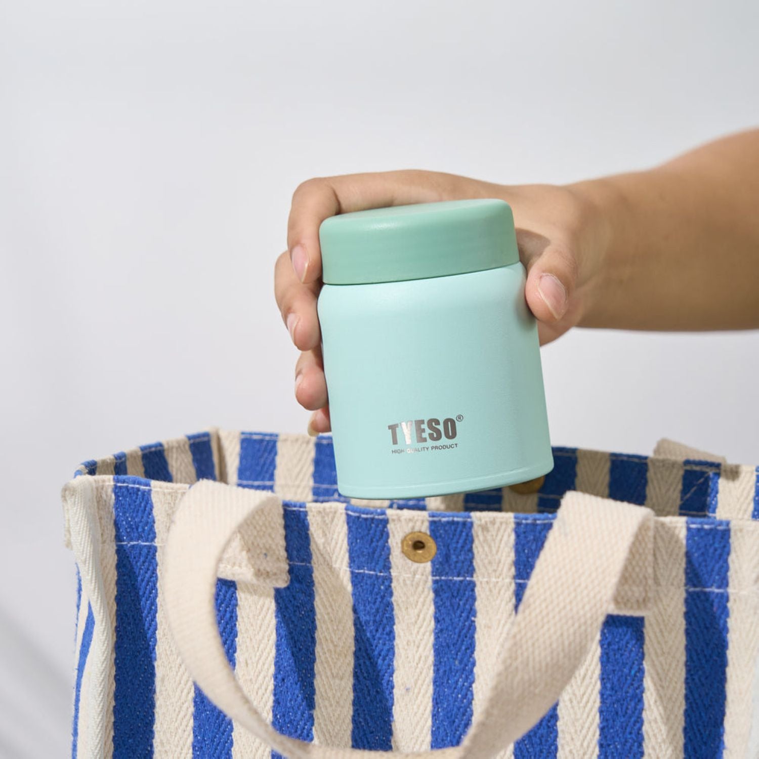 Tyeso Mellow Wide Mouth Inner S/S 316 Vacuum Insulated Food Jar 280ML - White