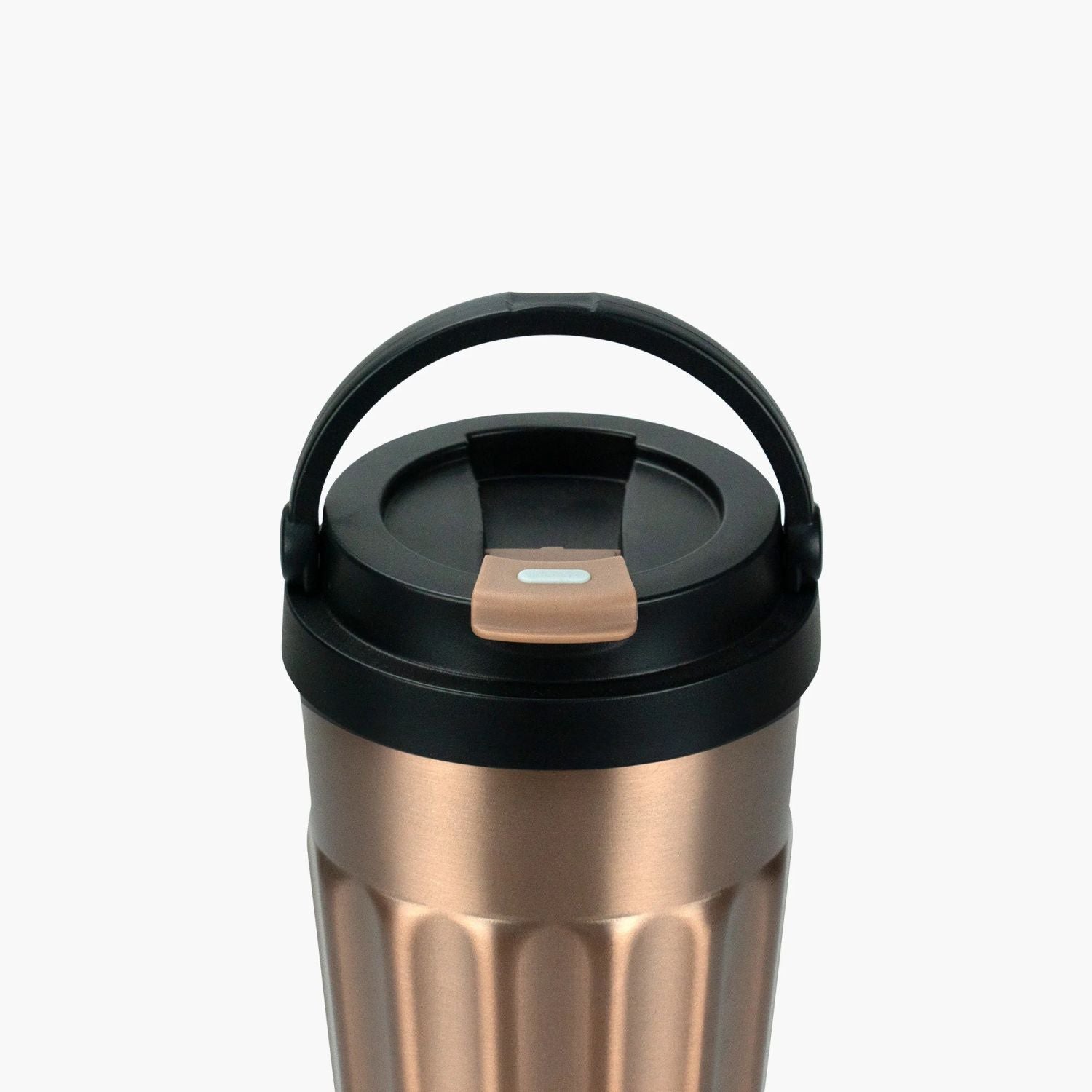 Tyeso Onyx Sipper S/S Vacuum Coffee Tumbler W Foldable Handle 400ml