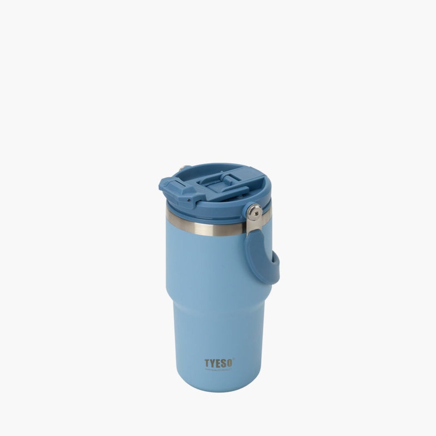 Tyeso Roam 2.0 Leakproof 2 In 1 Sip & Straw Lid S/S Vacuum Insulated Tumbler With Handle 600ML