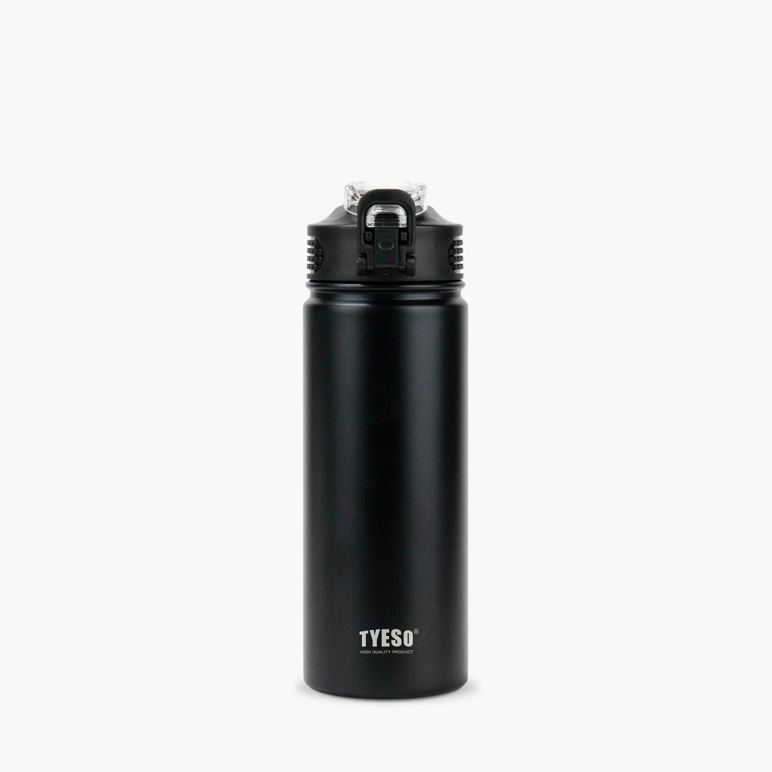 Tyeso Wander Lockable One Press Straw Flip Lid S/S Vacuum Insulated Bottle With Handle 600ml