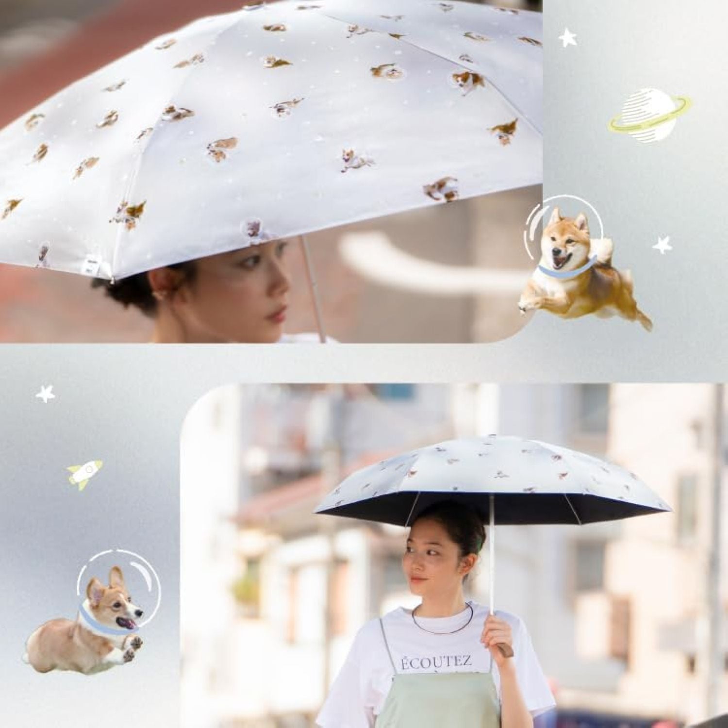 WPC Hikouken UV Protection UPF 50+ Umbrella 49cm