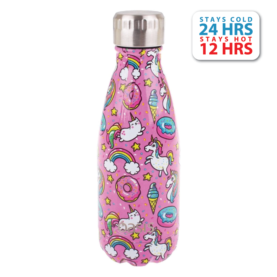 Oasis Stainless Steel Insulated Water Bottle 350ML (Printed)